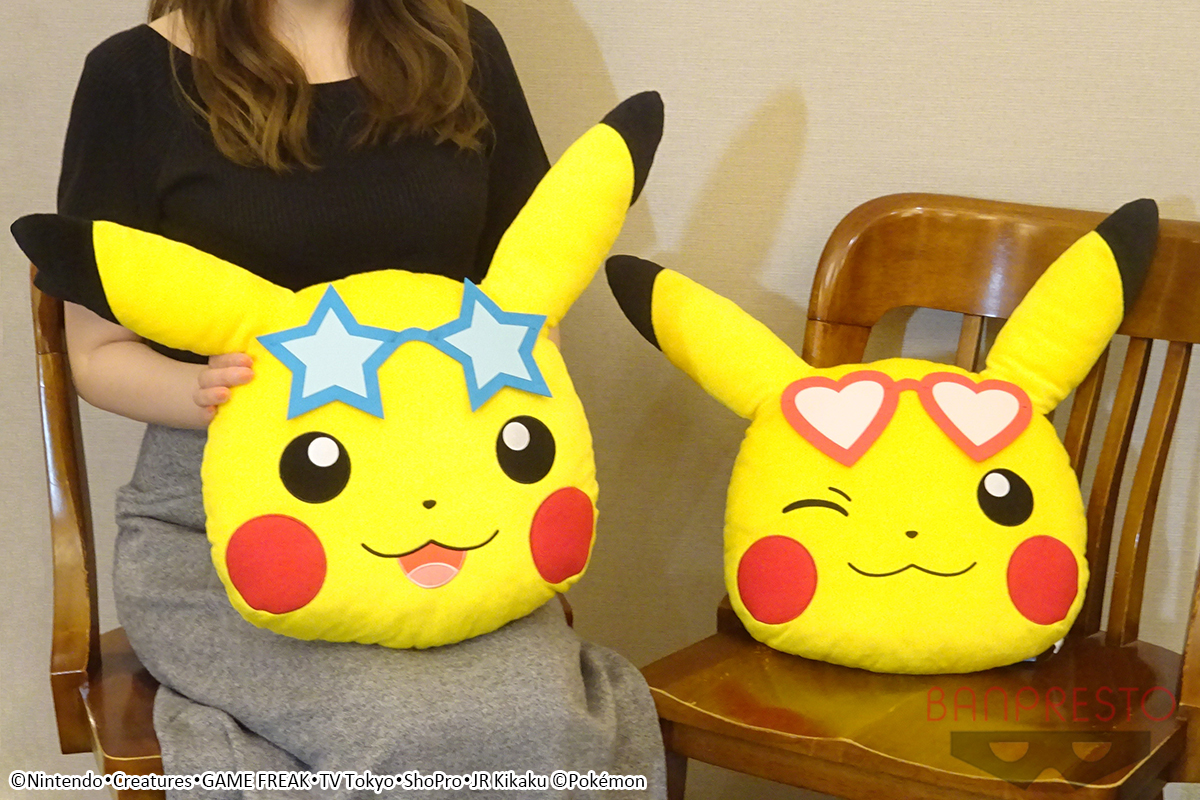 ピカチュウとバカンス気分😎／ ポケットモンスター でっかいフェイス