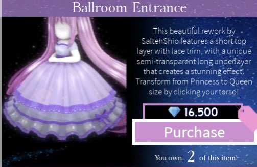 Royale High On Twitter Rh Update 7 21 20 The New Ballroom Entrance Skirt Rework Created By Saltehshiorblx Has Been Released And Can Be Easily Found In Private Servers The Total - how to get a private server in roblox royale high