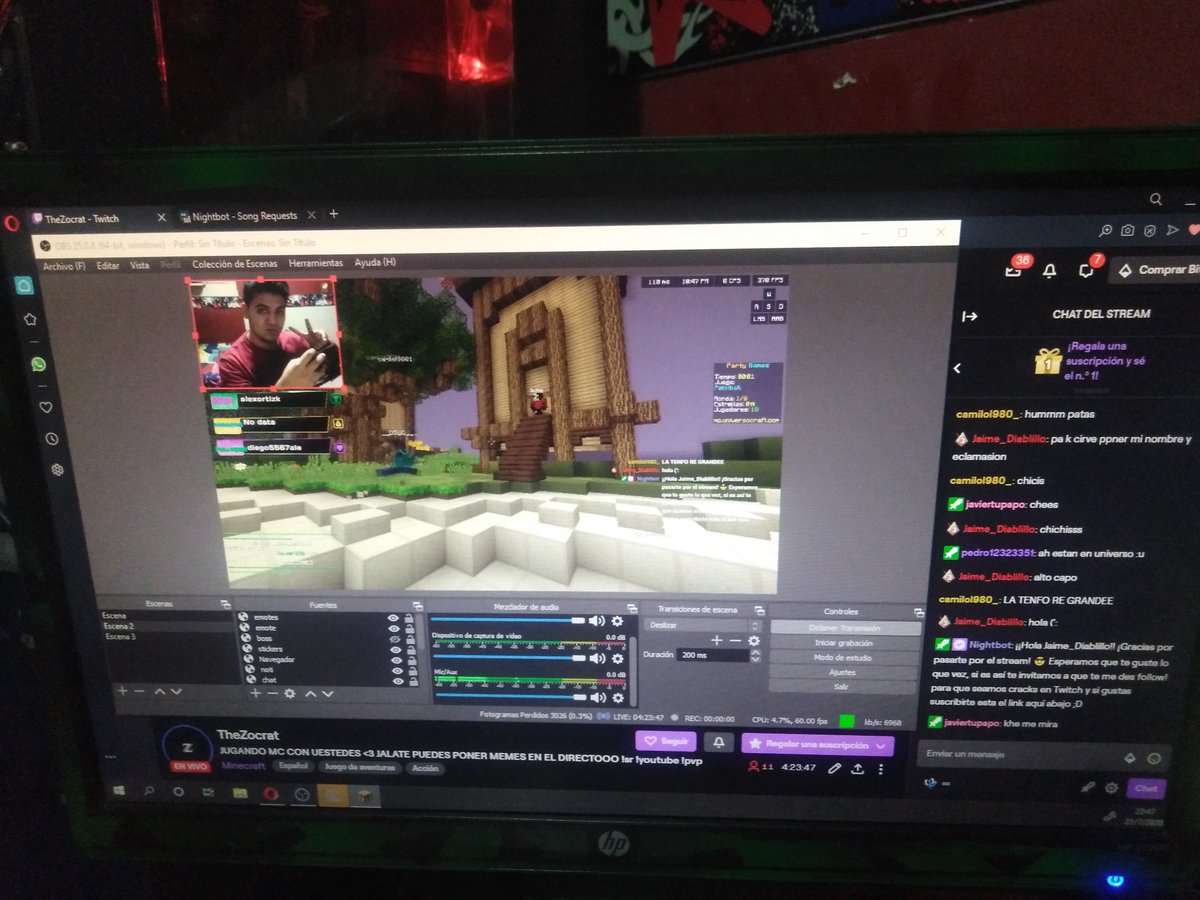 Zocrat_Official's tweet photo. El primer directo en 2.0 gracias a esas 20 personas en directoooo
Los amo y gracias por el apoyo :') https://t.co/fI8ljNTmSD