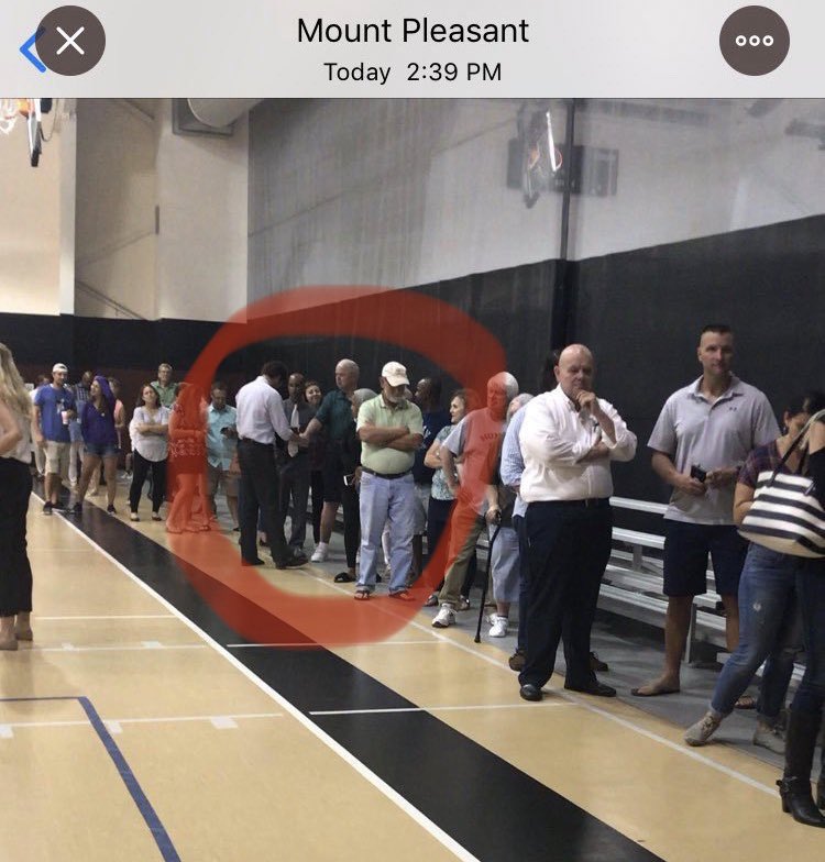 Due to lack of workers watching, the candidate was seen at polling precincts ALL DAY! He’d leave one polling location and go to another.Witnesses claim he was handing out snacks and water to voters as well as campaigning in line!