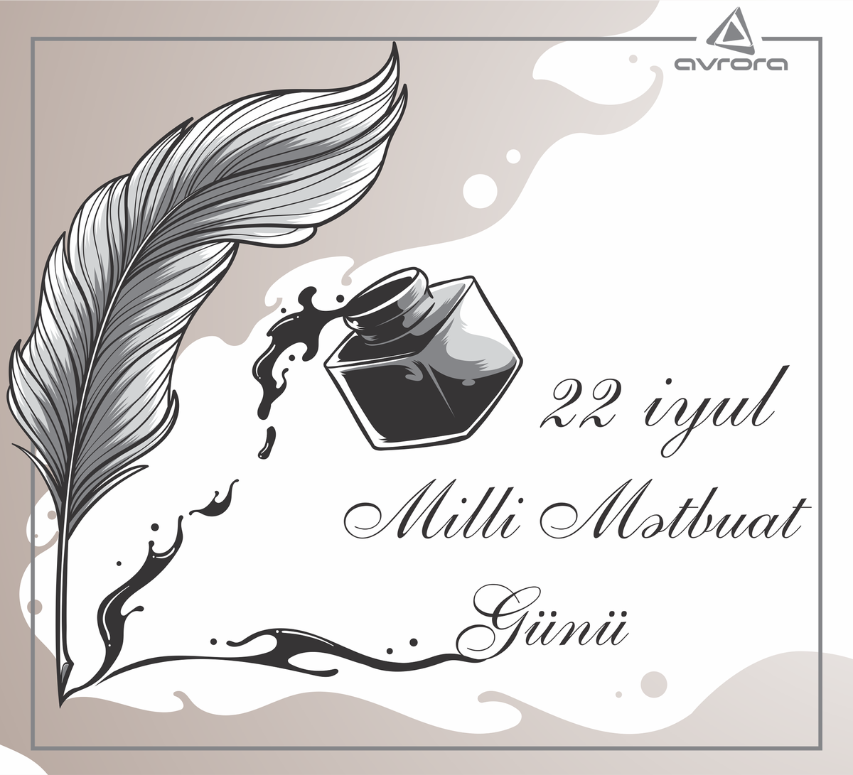 GroupAvrora's tweet photo. 22 İyul ölkəmizdə Milli Mətbuat günüdür. Mətbuatımız bugün 145 yaşı tamam olur! Həsən bəy Zərdabi davamçıları olaraq peşəsinin öhdəsindən layiqincə gələn hər kəsi təbrik edirik!
#MilliMətbuat145 #MilliMətbuatGünü145 #AvroraGroup #AvroraQrup https://t.co/mAceyOONlB