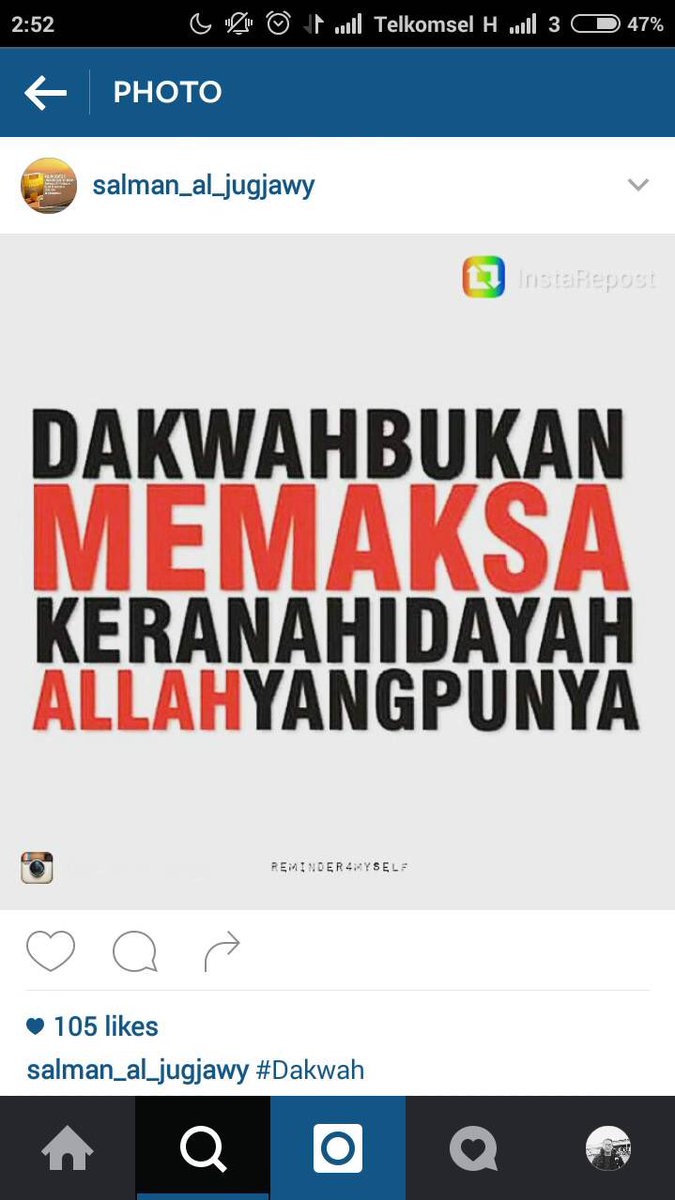 Empat tahun silam, pernah nge-capture nasihat ini dari akun Mas Sakti. Di 2017, Mas Sakti dan Mas Eross bahkan pernah bikin video nge-jam membawakan "Temani Aku" yang terlihat hangat sekali. 😃