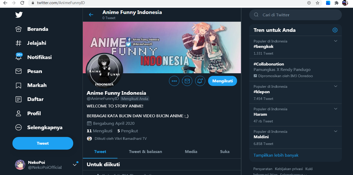 NekoPoi (@nekopoiofficiai) on Twitter photo follow akun twitter AFI !!!
lama : <a href="/Animefunny_id/">Anime Funny Indonesia</a> unfollow saja
baru : <a href="/AnimeFunnyID/">Anime Funny Indonesia</a> Di Follow gais :)
follow follow :D
#nekopoi #bokepviral #anime #funny #animefunny #follow follow akun twitter AFI !!!
lama : <a href="/Animefunny_id/">Anime Funny Indonesia</a> unfollow saja
baru : <a href="/AnimeFunnyID/">Anime Funny Indonesia</a> Di Follow gais :)
follow follow :D
#nekopoi #bokepviral #anime #funny #animefunny #follow