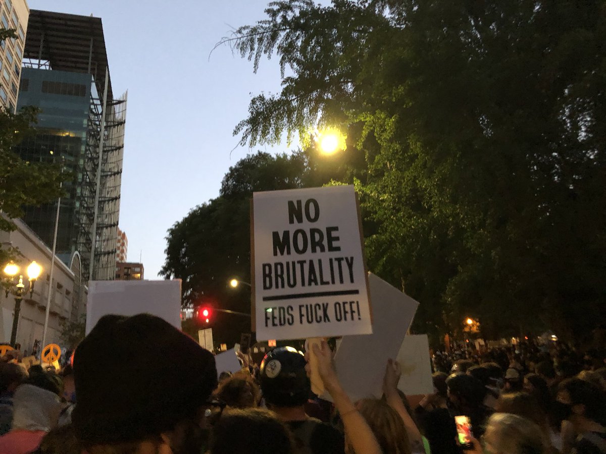 Just some signs as the chanting, drumming and ubiquitous pig-squeeze-toy squeezing echoes through the city’s civic nerve center.