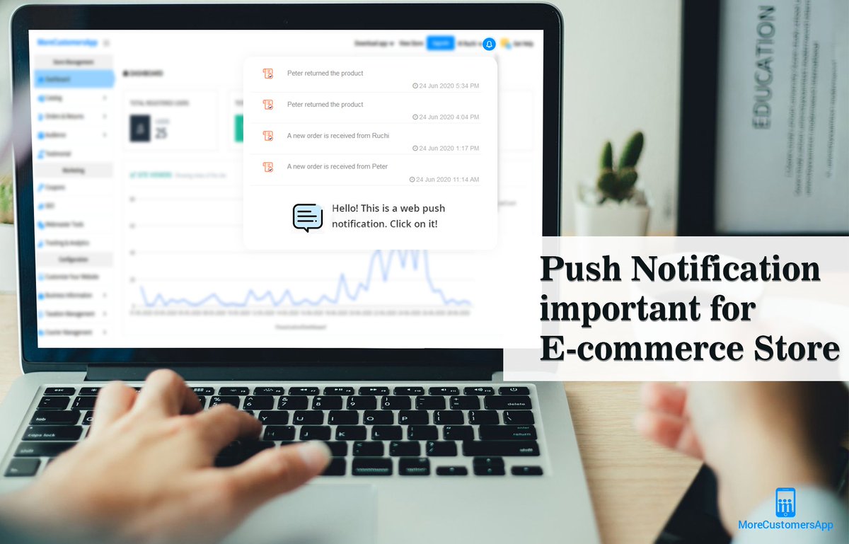 MoreCustomerApp's tweet image. Web/App Push Notifications are very important in eCommerce.Order,Registeration, Inquiry are few activities that generate auto push notifications. Learn more about MoreCustomersApp&apos;s core eCommerce features here morecustomersapp.com/features/manag…
#webpush #ordernotifications #ecommerce