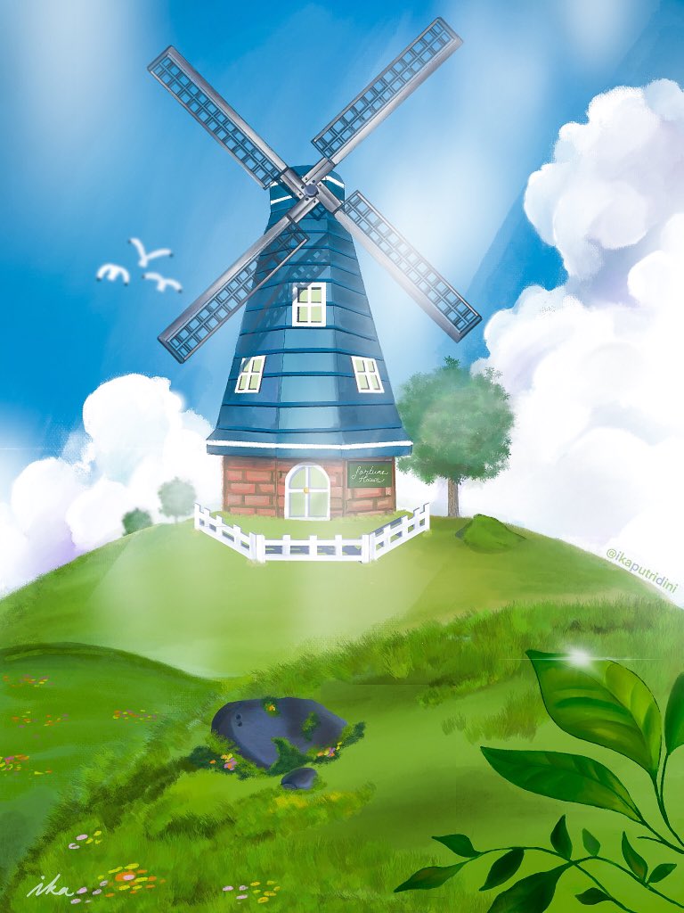haiputrihere's tweet photo. #2ndPractice
Windmill on the hill is Madam Fortune's house.
#procreate #art https://t.co/IfumciJNVg