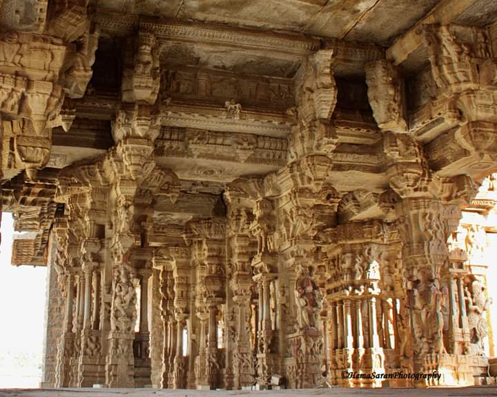 What is common between Vittala temple of Hampi & Nellaiappar temple of Tirunelveli? What is common between Airawateeswarar temple of Dharasuram & Mayan Kukulcan temple,Chichen Itza? Pic 1: Vittala temple pillars Pic2: Airawateeswarar temple Pic 3: Kukulcan temple pic 4: Quetzal