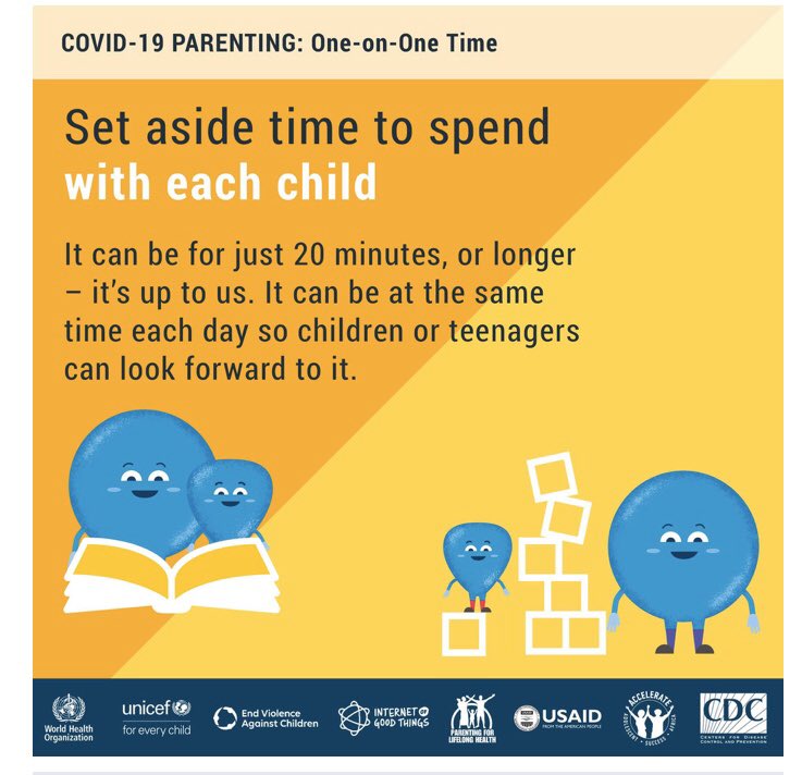 If you have 2 or more kids .. talk to each one separately and equally.