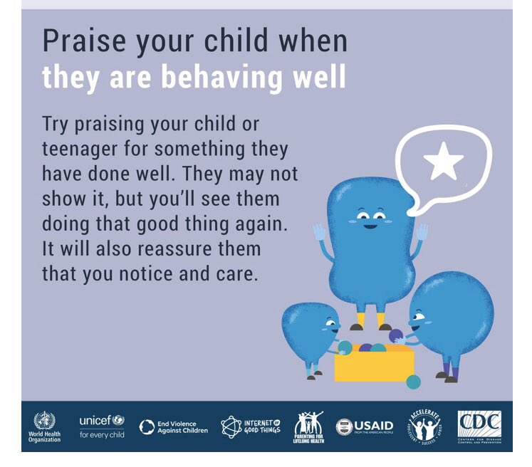 Positive reinforcement cannot be overemphasized ! Always works 