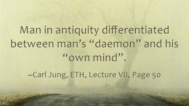 Much later, Carl Jung the Swiss psychoanalyst expanded on this idea, saying that our personal daemon was actually a symptom of the dark unconscious mind. He claimed it was this part of us, if tapped into correctly, that allowed creative genius to arise in an individual.