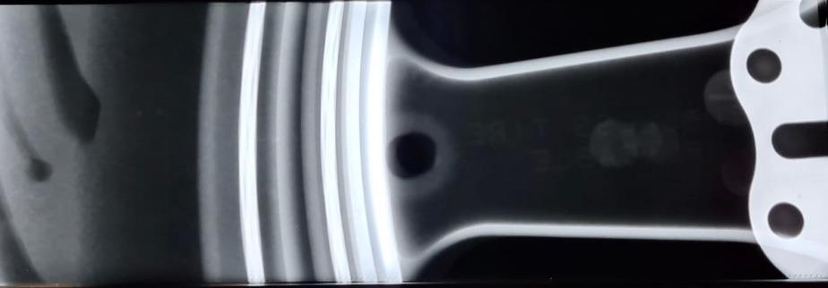 Something a little bit different. This is a radiograph of a motorbike wheel checking for defects prior to it being used on track. Contact one of the team to see how we can assist with your projects. #wheeliegoodwheel #axisndt #NDT #XRAY #FIA