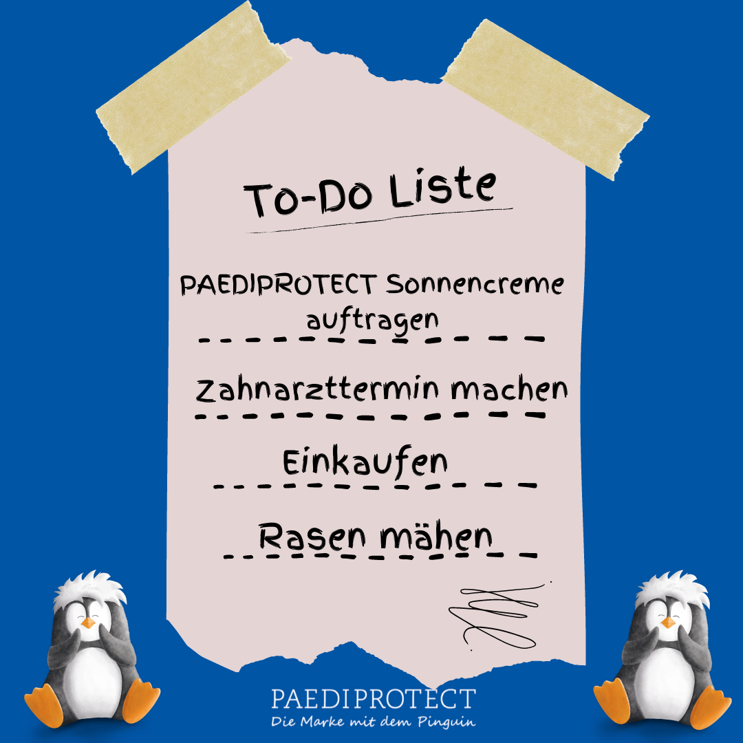 PaediProtect's tweet photo. Was as steht bei euch auf der alltäglichen To-Do Liste?
Bei dem tollen, sonnigen Wetter steht für uns an erster Stelle, bevor es aus dem Haus geht Sonnencreme auftragen ☀️☀️☀️ #paediprotect #sonnencreme #meeressonnencreme #gesichtssonnencreme #todo #dailyroutine #routine #liste https://t.co/XxkT26IH2f