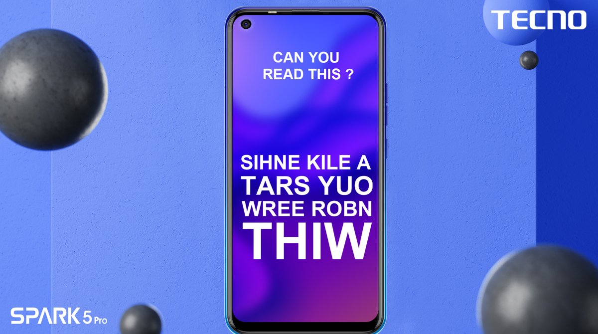 TecnoMobilePK's tweet image. Let’s see if you guys can read this sentence like a Pro and write your answers in the comments to win exciting gifts. So get on the adventure with #Spark5Pro and start guessing. 

#FiveCameras #AIQuadCamera #DualFrontFlash