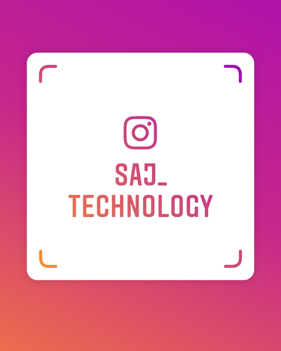SajTechnology's tweet image. Síguenos en @instagram #QuedateEnCasa