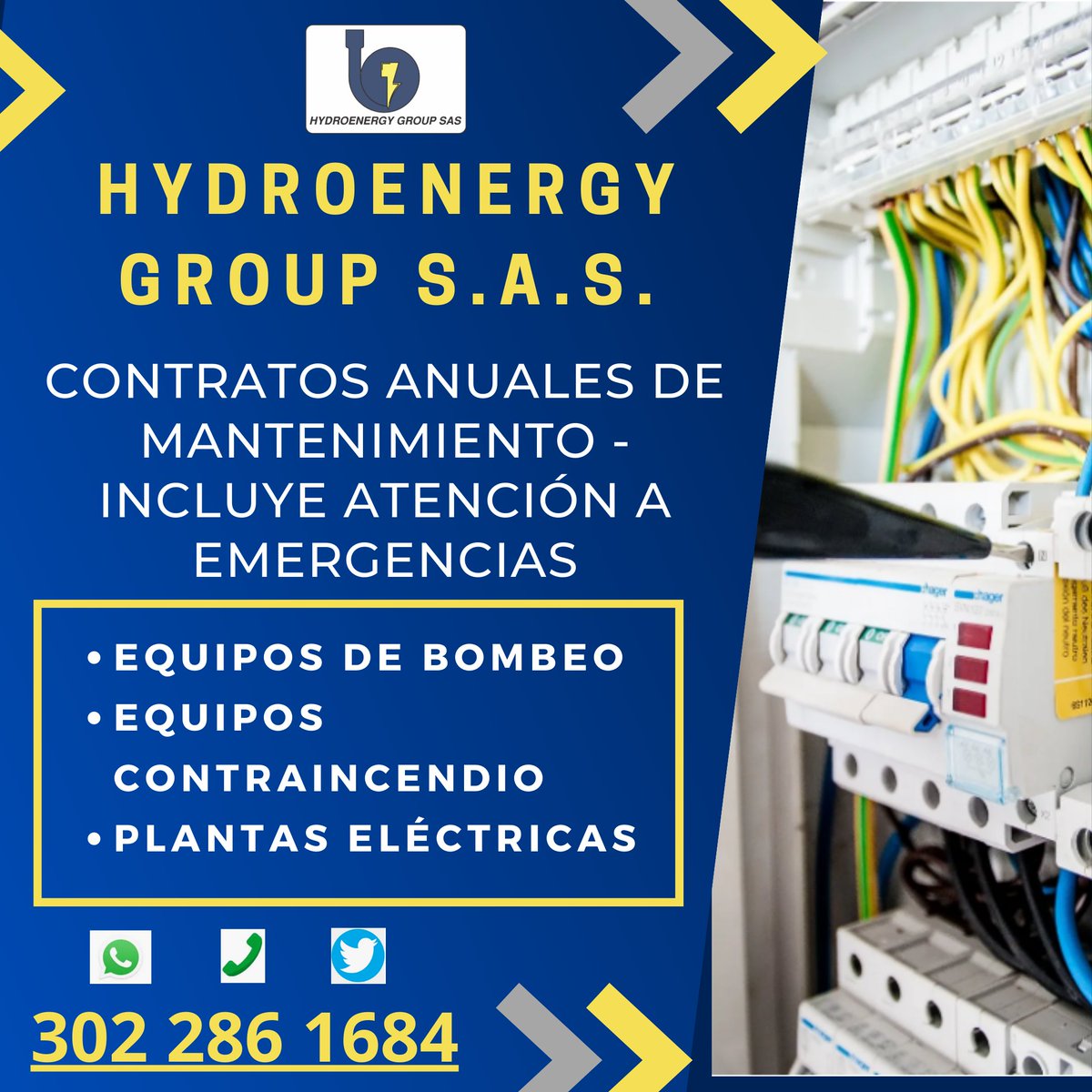 HydroenergyG's tweet photo. En HEG te brindamos calidad a los mejores precios. Cotiza tu contrato anual de mantenimiento y asegura la tranquilidad de los #Residentes de la #copropiedad que administras. No dejes tus equipos en manos inexpertas, pierdes tiempo y dinero! Tel: 3022861684 https://t.co/W0Sysn27v7 https://t.co/xuJy50wVhN