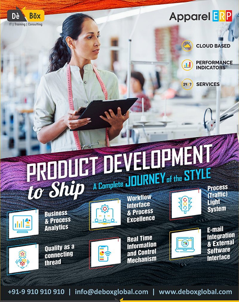 debox_global's tweet photo. #ApparelERP #BestApparelERP #ApparelManagementSoftware #ApparelERPSoftware #FashionERPSoftware #FashionERP #BestApparelERPSoftware #BestApparelManufacturer
#DeBoxGlobal #DeBoxApparelTech #DeBox https://t.co/YsPR3Tumzl