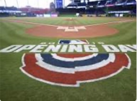 larrywmedia's tweet photo. Anybody looking forward to MLB baseball opening day this week? I am! #radio #dowhatsright https://t.co/NdjrXil8ju