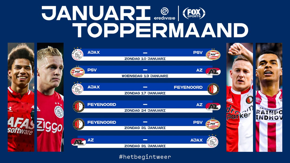 Concept speelschema Eredivisie bekend🚨

Spektakel in januari! #hetbegintweer

foxsports.nl/nieuws/artikel…
