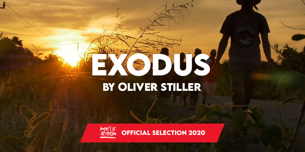 MovieActivism's tweet photo. "I am a little afraid. Rumor has it that two trailers full of people were lost." 7,000 people fled from the gang crime in Honduras, Guatemala &amp; El Salvador to cross Mexico and enter the US. Hear their #activist story in #Exodus from @OliverStiller in #MA2020, via @FilmFreeway 🛣️ https://t.co/xKrfCk73SQ