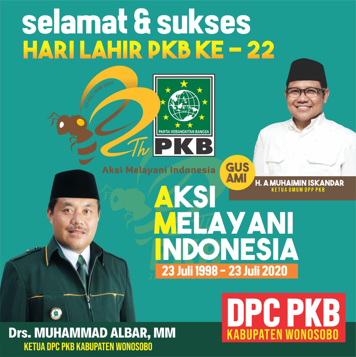 Ayuniken93's tweet photo. Selamat harlah PKB yang ke 22,semoga semakin jaya dan membumi dalam #AksiMelayaniIndonesia #PKBMembelaRakayat #PKBMembelaYangBenar
@cakimiNOW @DPP_PKB @Official_PAN @NasDem @PartaiGolkar @hanura_official @DPPPerindo @PDemokrat @PDI_Perjuangan @DPWPPPindonesia @dpcpkbmagelang https://t.co/BlAdXpft2p
