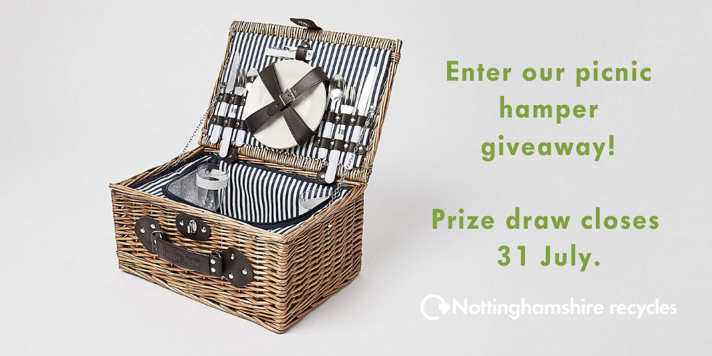 🔆It's competition time! To celebrate #NationalPicnicMonth together with <a href="/VeoliaUK/">Veolia UK</a> we're giving away a picnic hamper to one lucky winner that enters our prize draw. Entries close Friday 31 July. Enter online ➡️ orlo.uk/Picnichamper_p… #NottsRecycles #Notts