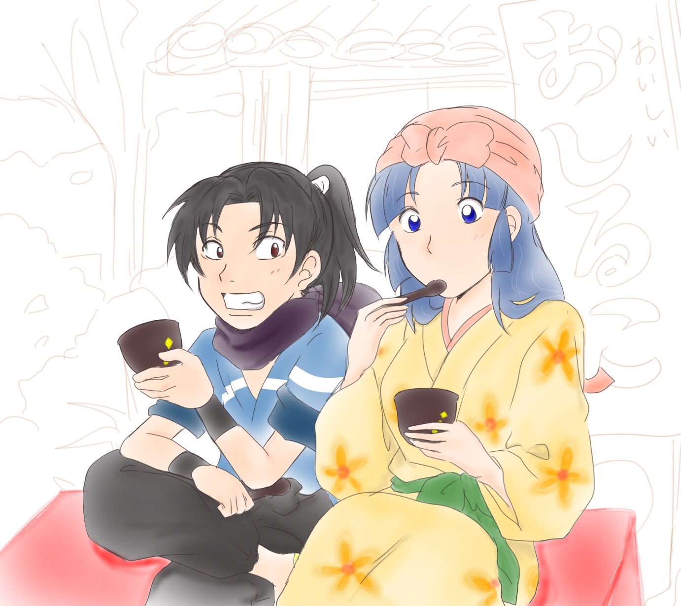 杏冴 Kyoko この前のきりトモデートの続き ともみ あら 結構美味しいわね きり だろ ともみちゃんなら気に入ると思ったんだぜ 的な流れです なんだかんだきりちゃんオススメのお店に行ったよ