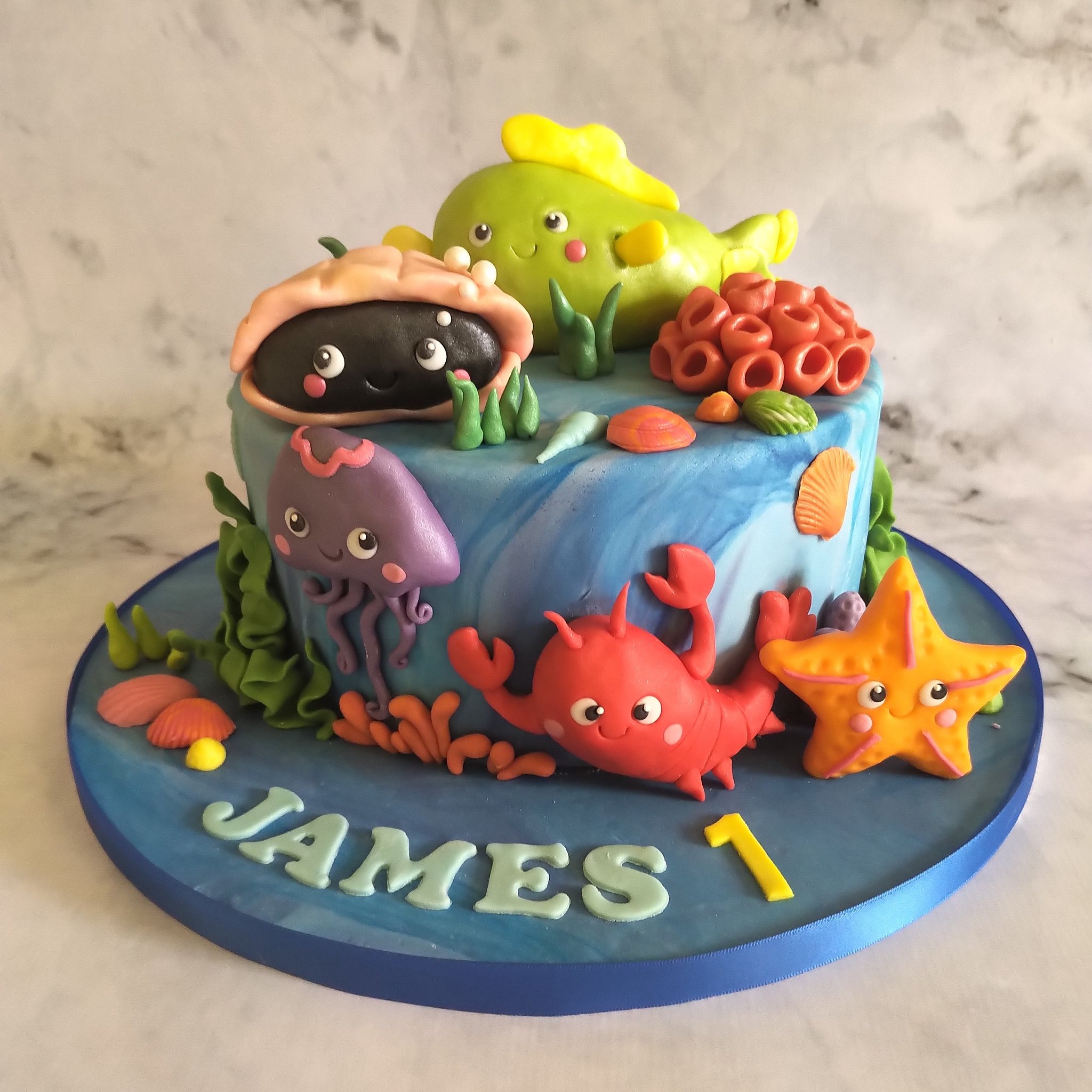 Liverpool Cake Co Cute Under The Sea Themed Cake For This Little Boy S Birthday T Co Atpexdaktr Twitter