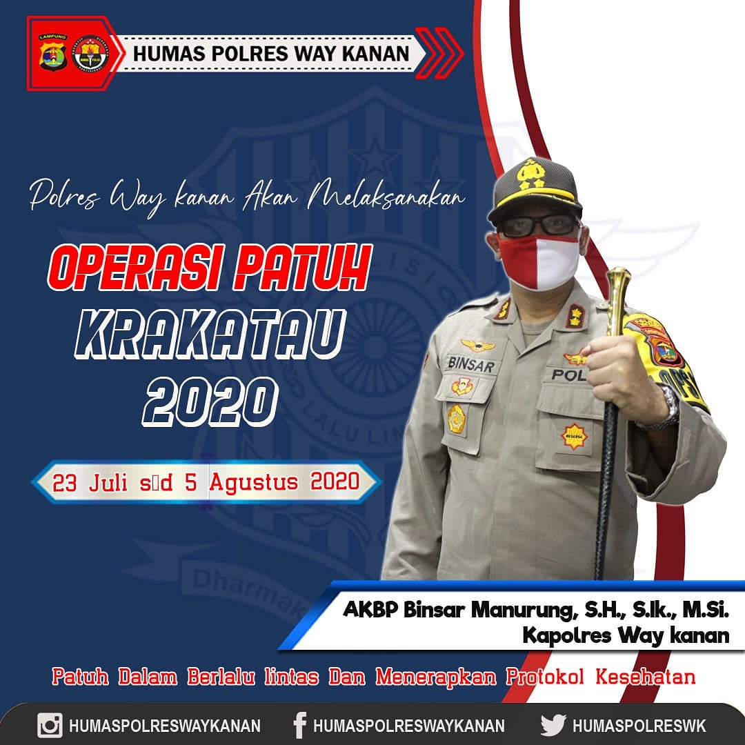 23Juliyus's tweet photo. Operasi Patuh Krakatau 2020 https://t.co/Ujoqb2zDDb