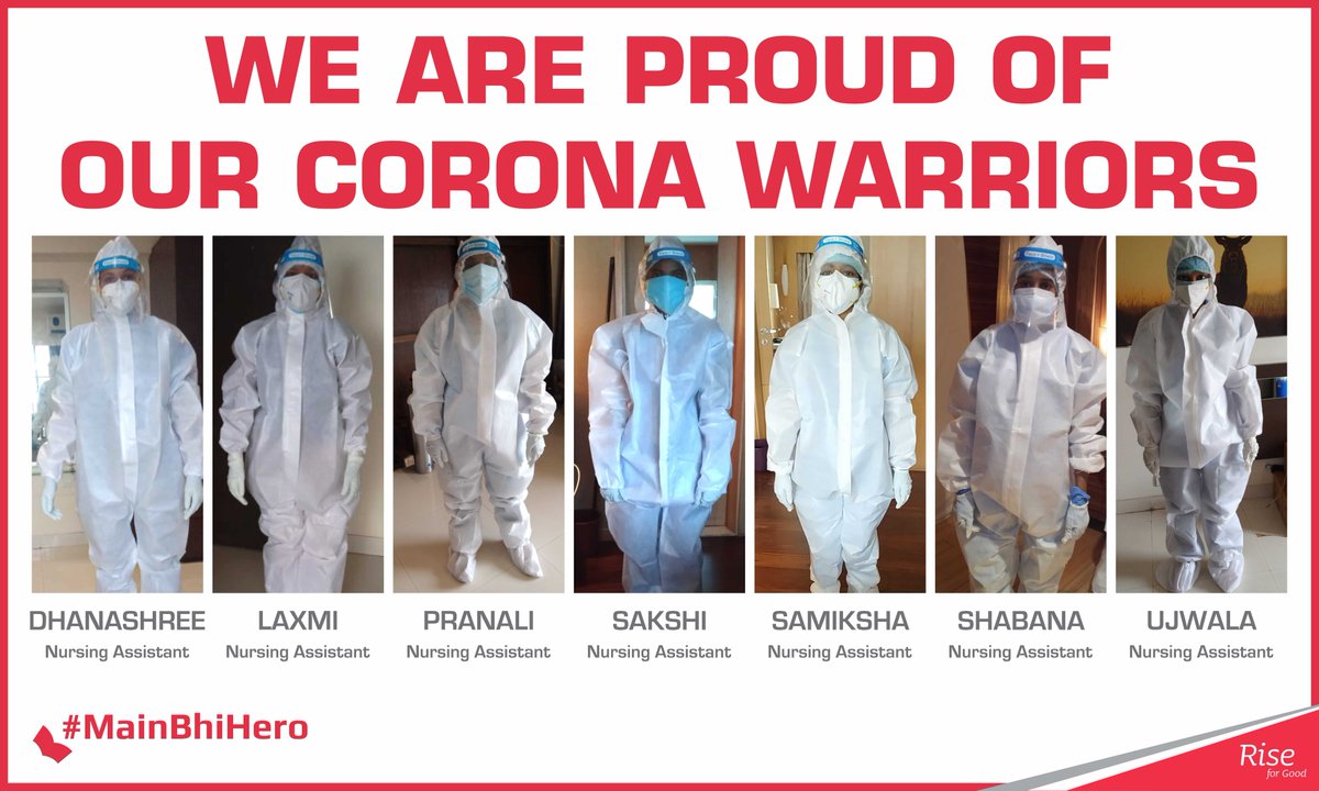 techmahindracsr's tweet photo. Proud to share that our students from Tech Mahindra #SMART Academy for #Healthcare, Mumbai are working at various #quarantine centres across the city.

Three Cheers for our #MaskedHeroes!

#TechMahindraCSR #RiseforGood #MainBhiHero
#StaySafeStayHealthy #HealthcareTraining https://t.co/Tb2htb6bBd