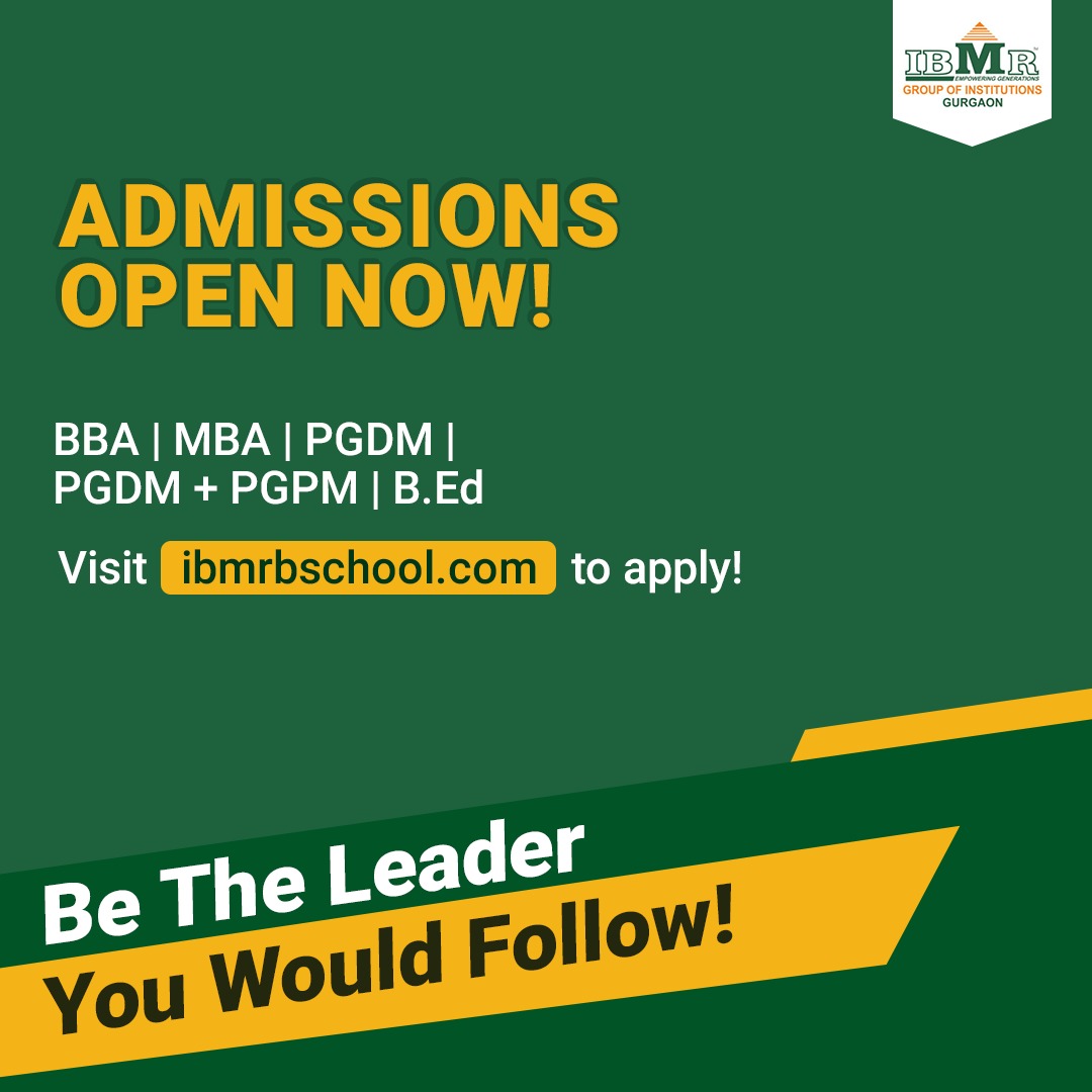 IBMR led Entrepreneurship Development, Innovation and Incubation Cell aims at establishing the infrastructure and the requisite frameworks for inculcating a culture, mindset and skills for creating young entrepreneurs of tomorrow.
Visit ibmrbschool.com to apply now!