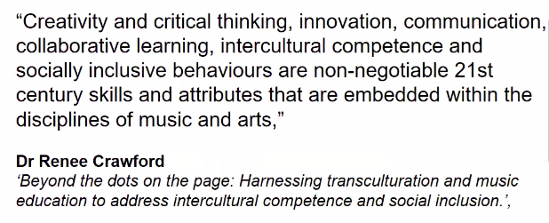 HumanEd_Au's tweet photo. The world is our classroom now, and having a global perspective is more important than ever before... 
.
.
Excellent presentation by @brendanedu on the importance of art in #education...  Love this quote shared:

@AsiaEducation @NGVMelbourne https://t.co/UCEdxbXJDN