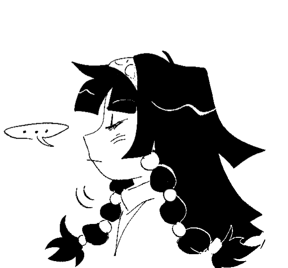 yes she is a sweetheart so this is ooc but I think it would be funny if she picked up on her brothers rudeness sometimes while they travel together