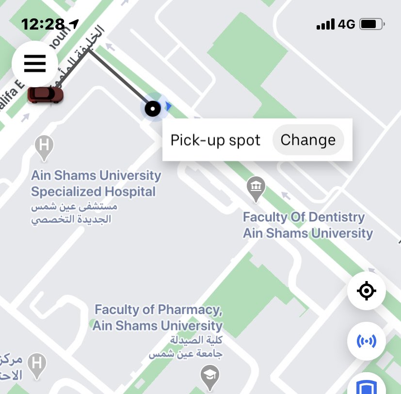1) Pin uber : Ain shams university specialized hospital ( kalau boleh tanda betul2 dekat tempat yang i dah pin uber tu , sebab tu pintu masuk) 2) Pintu masuk , dah sampai nanti korang kena jalan dalam sket sampai lah korang jumpa tempat yang nak buat test tu .