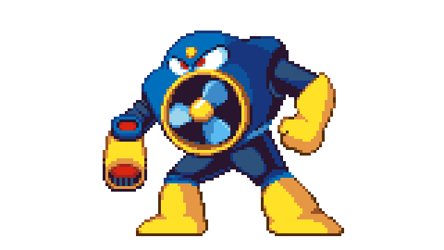 Twitter पर フラッグさん ファミコン ロックマン2 Dr ワイリーの謎 エアーマン Nes Mega Man2 Capcom ドット絵 Pixelart