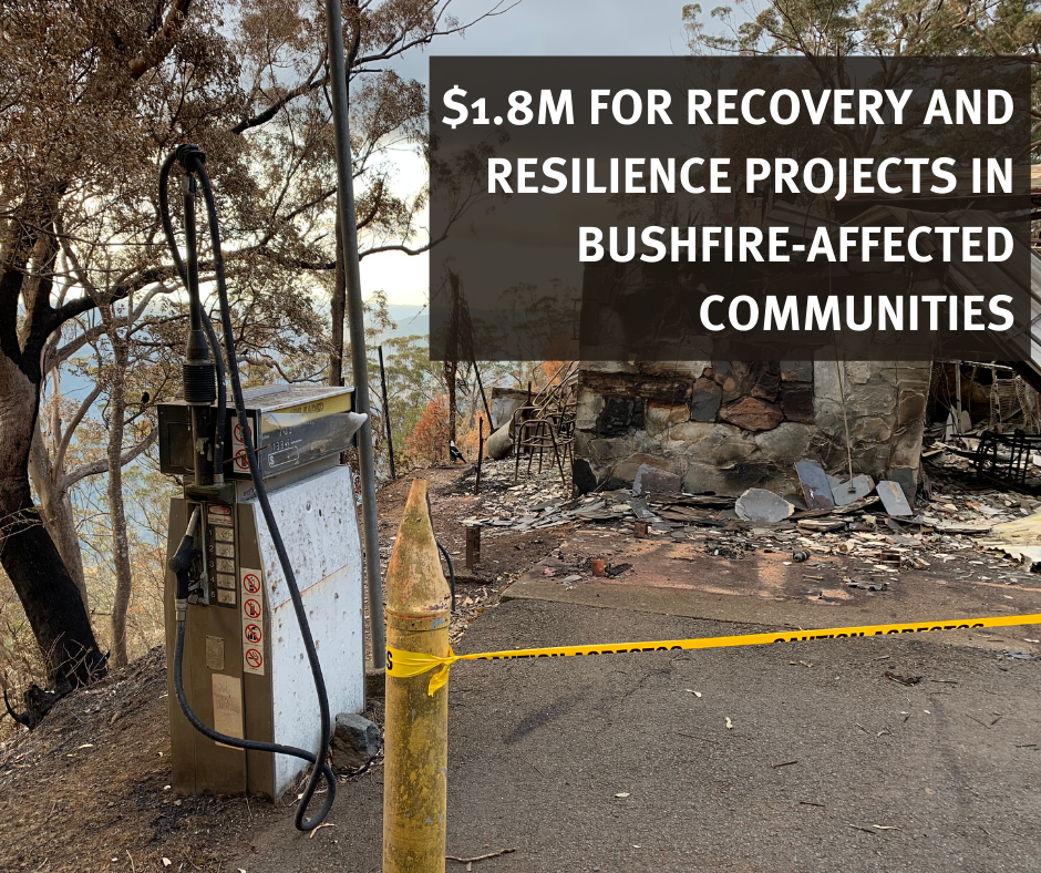 QReconstruction's tweet photo. Queensland communities affected by the 2019 bushfires will benefit from a range of joint Commonwealth and Queensland government funded projects that will help them recover, and make them more resilient to future disasters.
https://t.co/vLVLpLtVC5 #DRFAQLD https://t.co/vejsB2JW2u