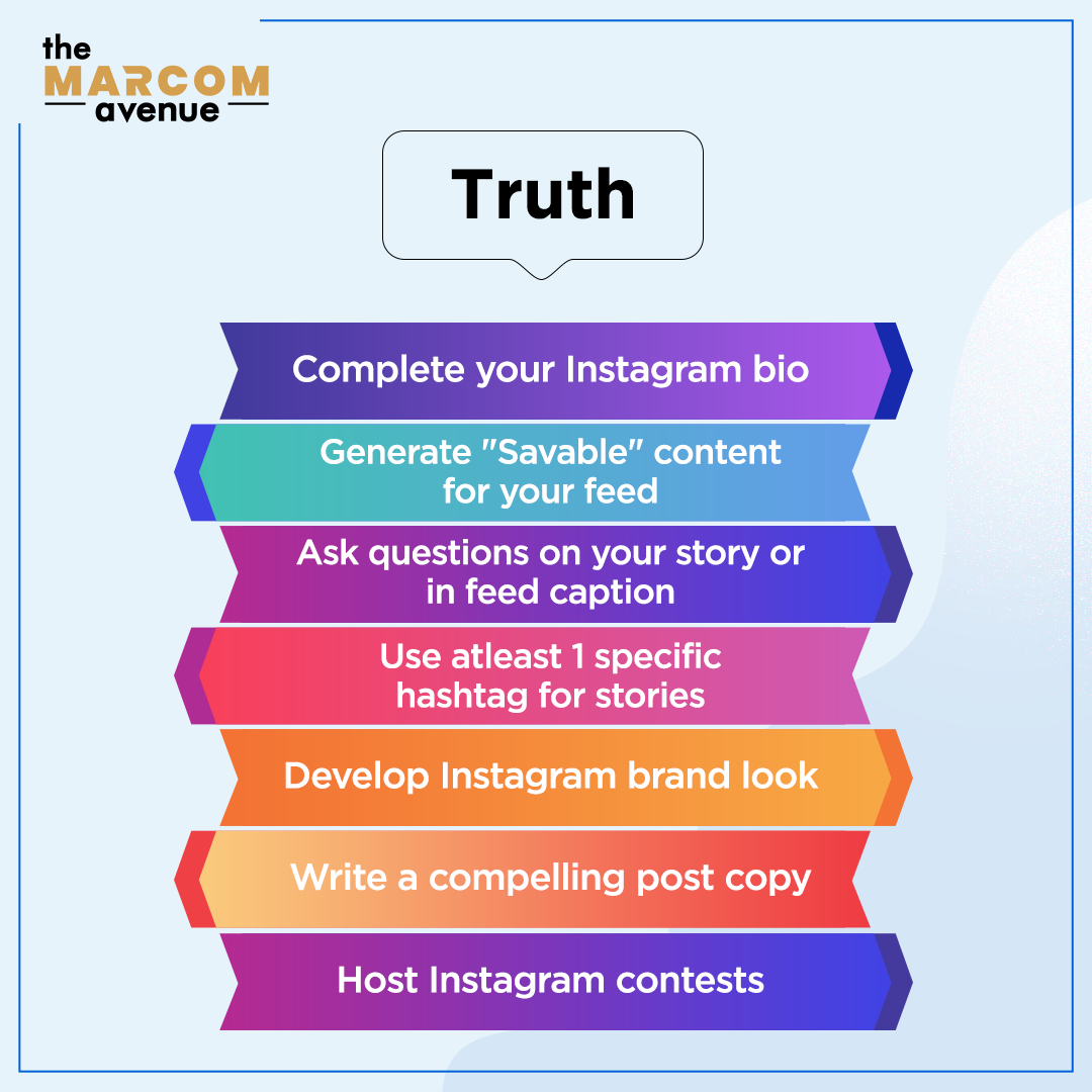 themarcomavenue's tweet photo. Have you noticed a significant drop in your Instagram performance?
Let's bust some myths so you can game up your Instagram performance.

#digitalmarketing #instagramgrowthtips #instagramperformance #mythbusters #themarcomavenue #socialmedianmarketing #followerincrease https://t.co/k4a1bCf5hD