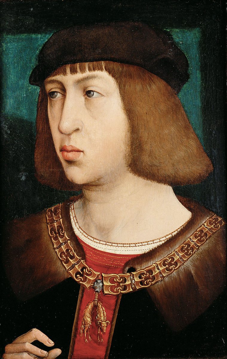 OldPortraiture's tweet photo. Born #OnThisDay in 1478: #PhilipofAustria (1478-1506), Duke of Burgundy, King of Castile 

Portrait attributed to #JuandeFlandes (1450-1519), ca. 1500

#PhilipI #FilipeI #PhiliptheFair #PhilippeleBeau #FilipsdeSchone #Habsburg https://t.co/NbhtAP84LN