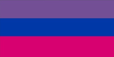 bisexuals be like: I love my flag 🥺❤