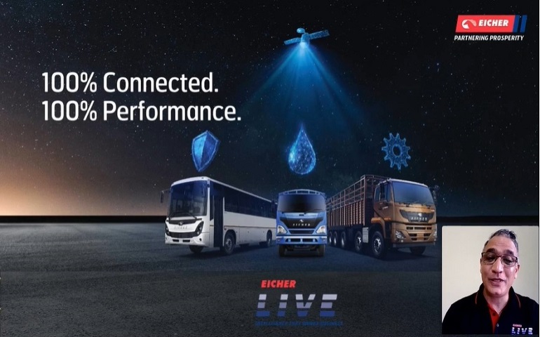 itsme_Anirudh's tweet photo. .@ETBIndia introduces 100% #connectedvehicle services with #EicherLIVE without additional costs.. to boost predictive vehicle maintenance with #Uptime services. #wednesdaymorning #auto #NewsAlert #webinars @AutoTechReview1 https://t.co/spQuUfv0WY