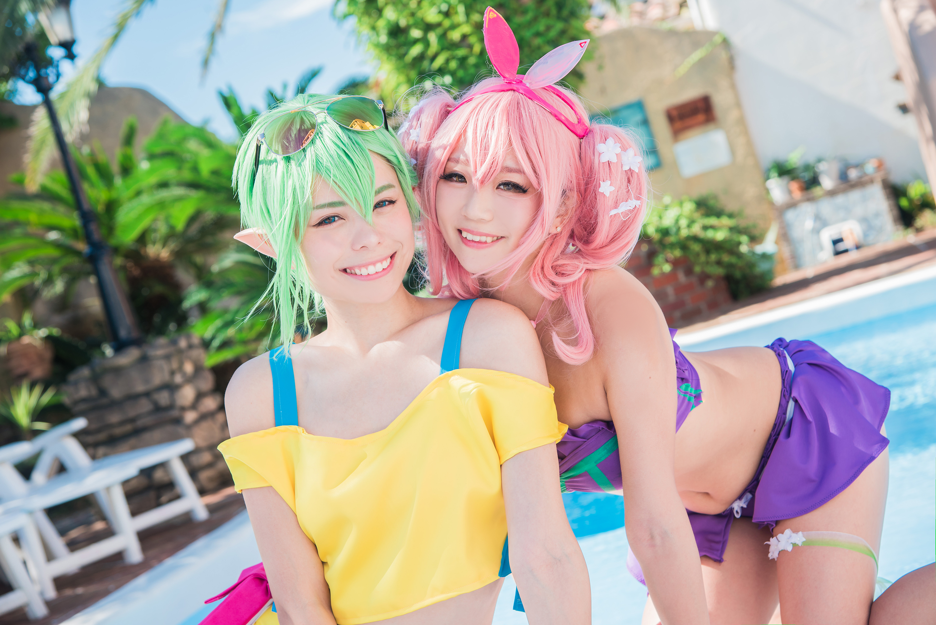 画像,🏖マクロス　海の家☀マキナ　@ruu_cos レイナ　@akira_akasato photo @ceylonjam https://t.co/OOYy7B6R…