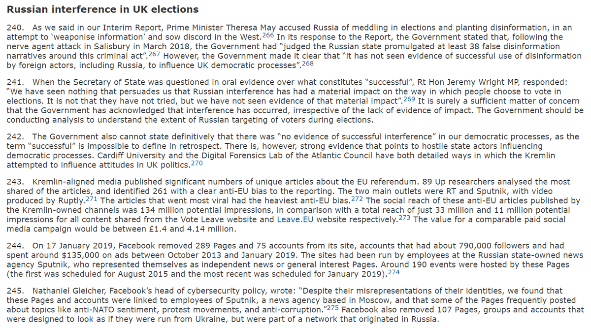 So the Americans knew but we didn't?Er, no.