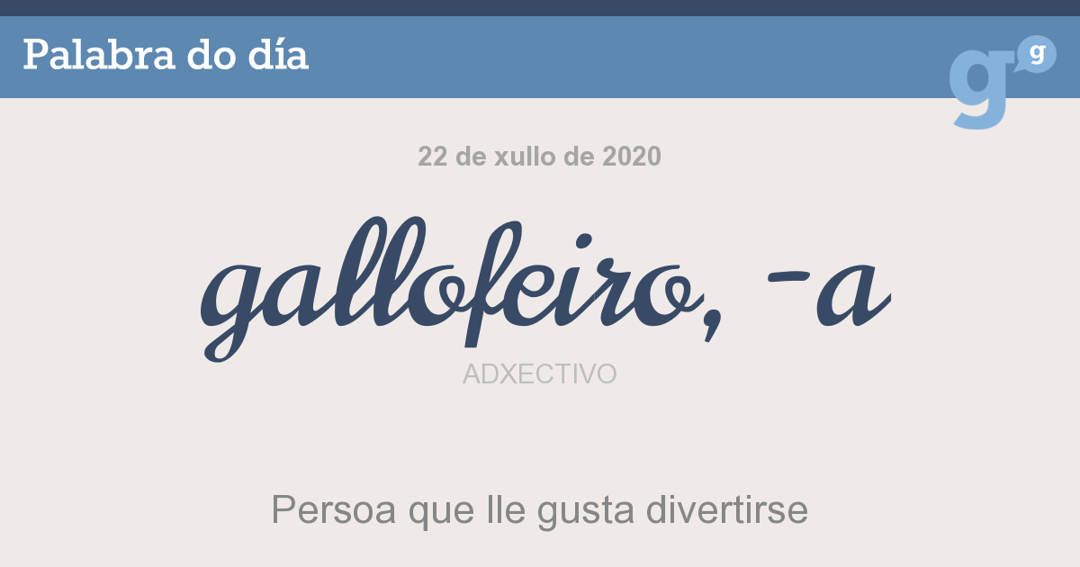 PortalPalabras's tweet photo. Derivada de #gallofa.
#gallofeiro #gallofeira #palabradodía
 - https://t.co/a3JrXpPTuM https://t.co/D2wnUyxIg3