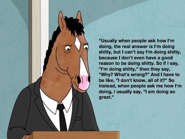 SethStrife's tweet image. Thanks, Bojack.  Horseman.  Obviously.