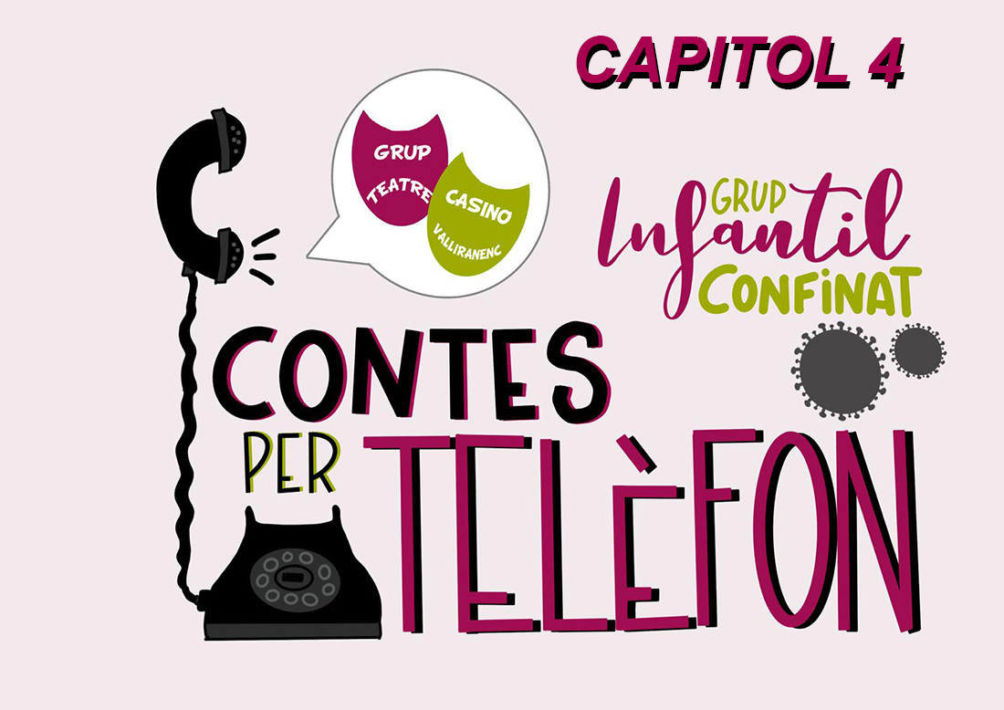 Vallirana's tweet photo. 4t i darrer capítol dels “Contes per telèfon” del Grup Infantil del Grup de Teatre del Casino Valliranenc elaborats durant les setmanes de confinament i restriccions. Des de la Regidoria de Cultura us ho fem arribar perquè en puguin gaudir els més menuts.
https://t.co/gFIGYjU6tC https://t.co/P4rj4Xx4p8