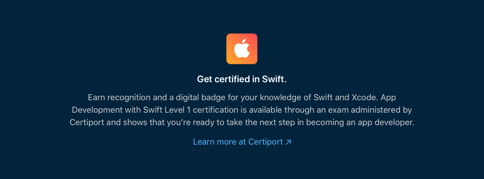 FitoMAD's tweet image. Ya podemos certificarnos en Swift developer.apple.com/learn/curricul… #Swift #SwiftLang #SwiftDev #SwiftCertified #Apple