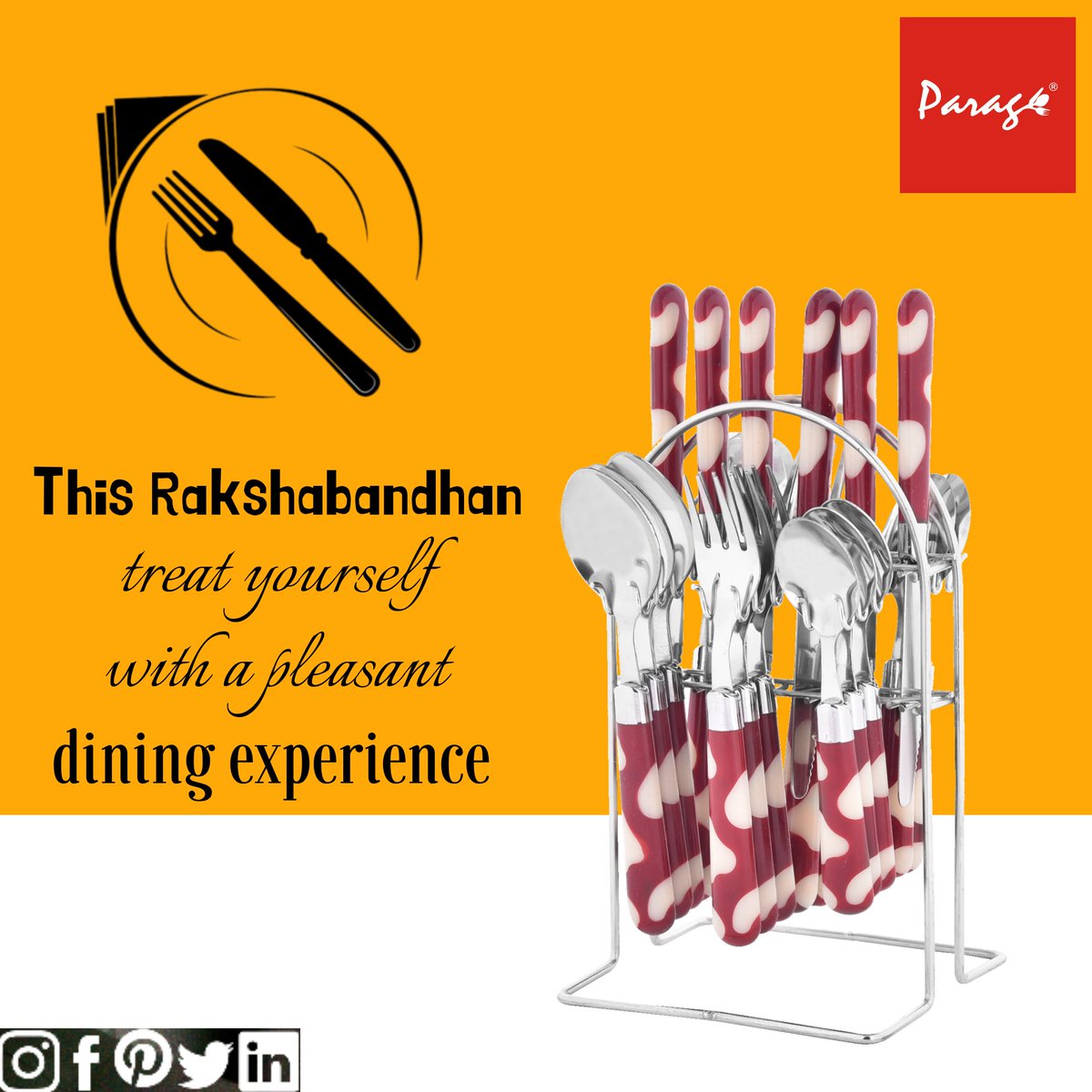 Parag_Cutlery's tweet image. Add style and elegance to your dining table with this cutlery set with a stand. Treat yourself with this impeccably designed cutlery set and make your dining experience memorable.
amazon.in/s?me=A16EW6Z9U…

#dining #spoonset #cutlery #plate #cutleryset #govocalforlocal #kitchenware