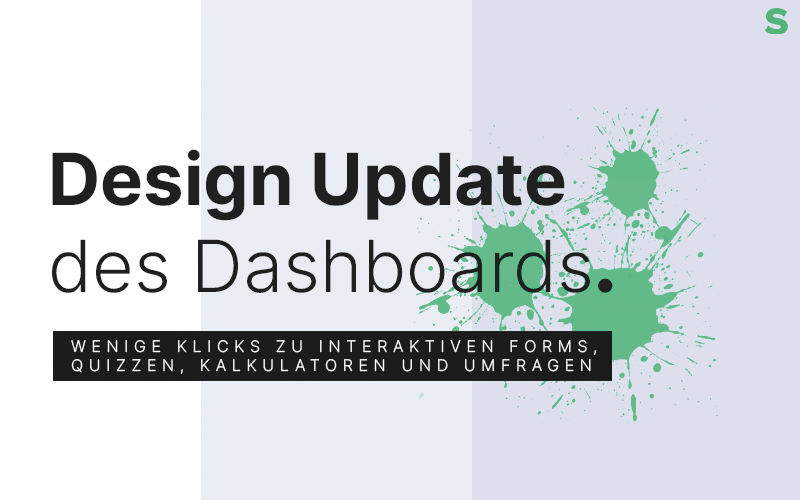 Wir arbeiten aktuell am neuen Design des smashleads™-Dashboards. In wenigen Wochen wird dieses als sehr großes Update live gehen. Durch das neue Design wird die Formular-Erstellung für Euch noch einfacher. 

#interaktiverContent #MarketingAgentur #Leadgenerierung