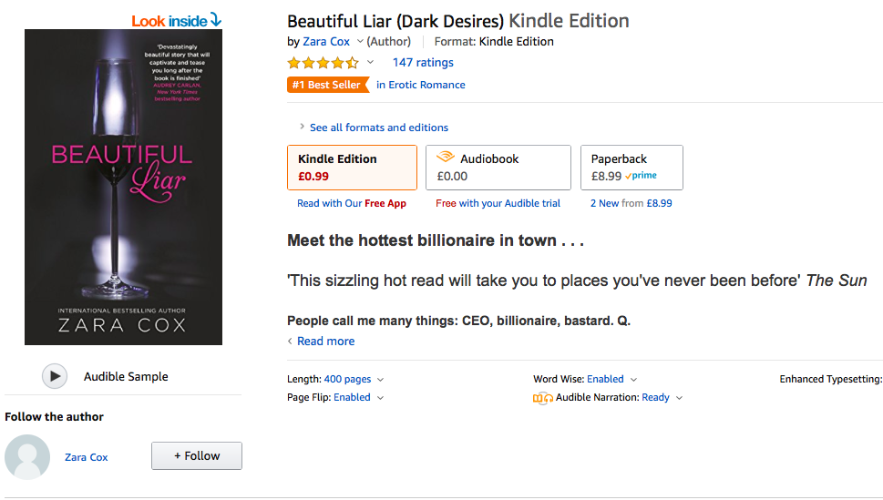 ZCoxBooks's tweet photo. Lovely to see the orange sticker next to BEAUTIFUL LIAR! Haven't read it yet? It's going for 99p in the UK store for a limited time, so now's your chance!!!

https://t.co/SAkxIuRmlU? https://t.co/XWUhgoZQ1T