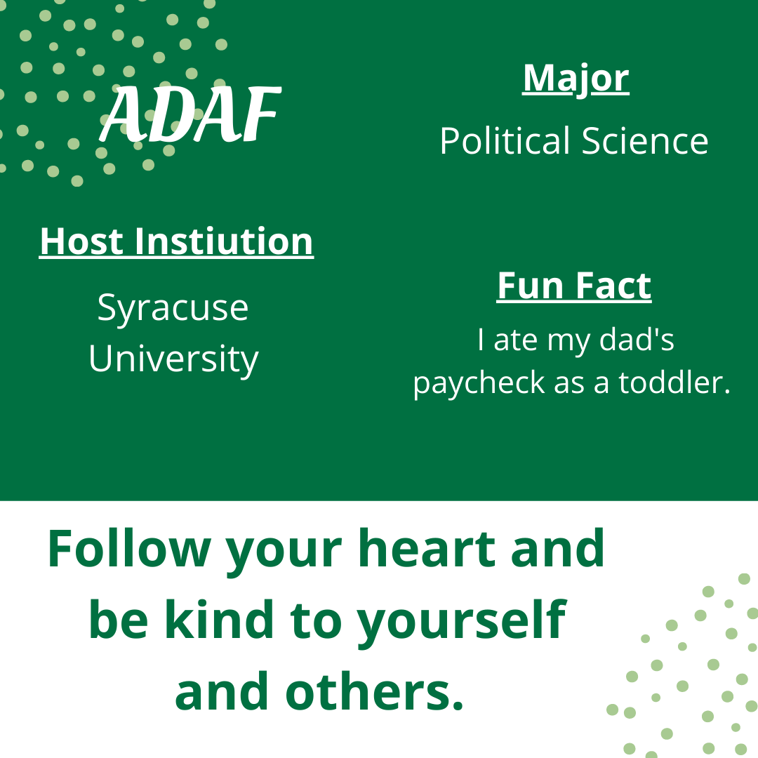 Hey NEACURH! Meet our Associate Director for Administration and Finance, Sadia! Head on over to our Instagram to get to know her better!