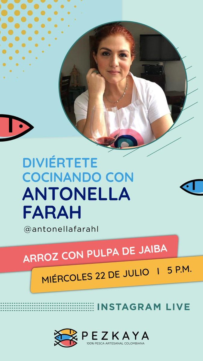 antonellafarahl's tweet photo. Hoy!!! Están todos invitados a ver #Live por #Instagram de una receta fácil, rápida, deliciosa y muy caribe #Arroz con pulpa de #Jaiba de #Pezcaya #Barranquilla 🦀

Adivinen cual será mi música de fondo... #Cumbiaba @carlosvives ✌️pura #VitaminaEnRama ♥️ https://t.co/QbFEe1WPjK